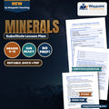 Minerals Substitute Lesson Plan cover