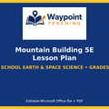 Mountain Building 5E Lesson Plan cover