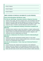 Oceanography Substitute Lesson Plan sample page