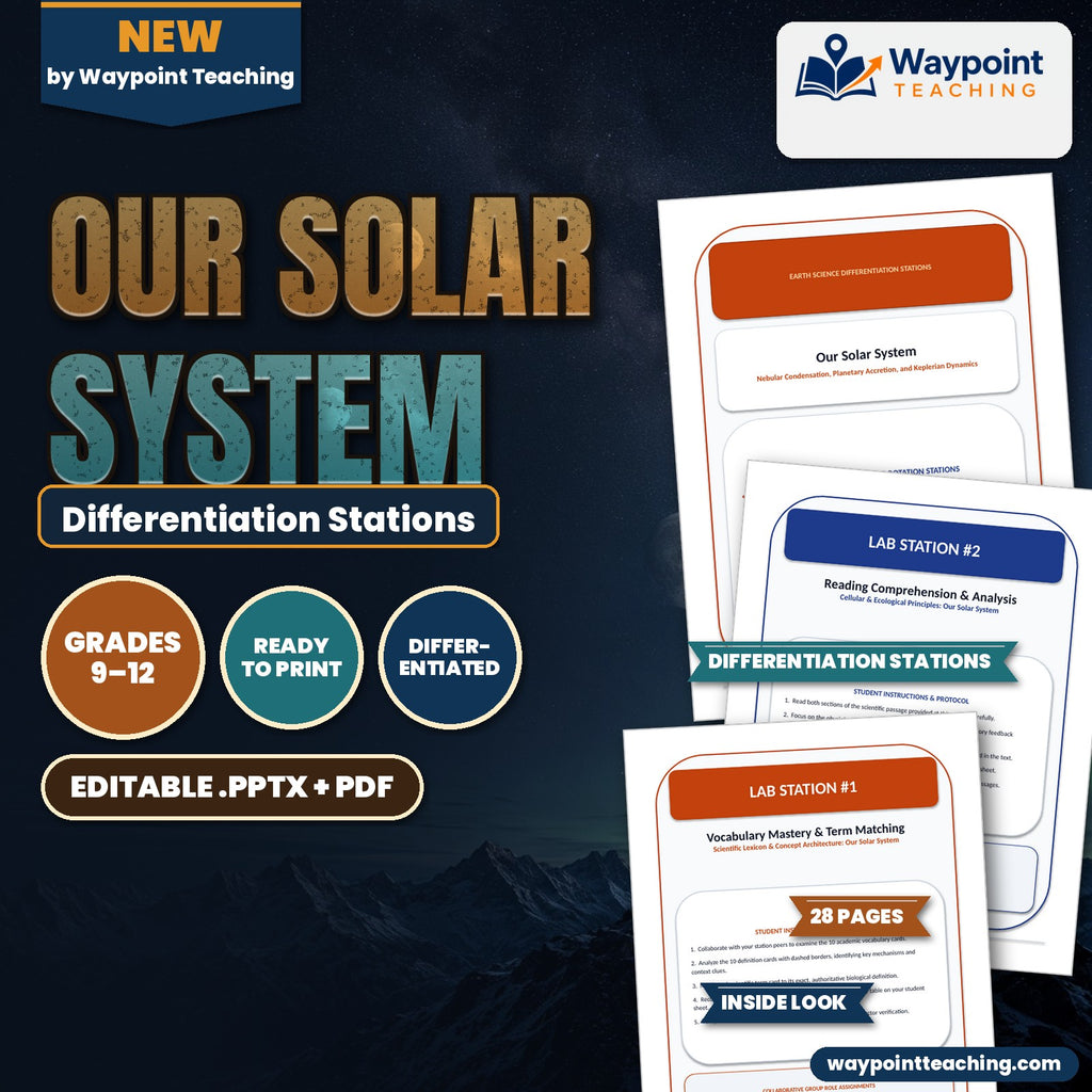 Our Solar System Differentiation Stations cover