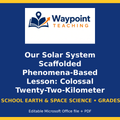 Our Solar System Scaffolded Phenomena-Based Lesson: Colossal Twenty-Two-Kilometer Basaltic Shield Volcano Olympus Mons on Mars Teacher Discussion Guide cover