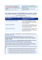 Our Solar System Scaffolded Phenomena-Based Lesson: Colossal Twenty-Two-Kilometer Basaltic Shield Volcano Olympus Mons on Mars Teacher Discussion Guide sample page