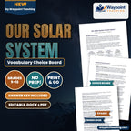 Our Solar System Vocabulary Choice Board cover