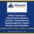 Plate Tectonics Phenomena-Based Lesson: Symmetrical Paleomagnetic Zebra Stripes and Seafloor Spreading Along the Mid-Atlantic Ridge Student Response Sheet cover