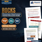Rocks Phenomena-Based Lesson: Forty Thousand Hexagonal Columnar Basalt Pillars of Giant's Causeway Teacher Discussion Guide cover