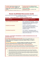 Rocks Scaffolded Phenomena-Based Lesson: Forty Thousand Hexagonal Columnar Basalt Pillars of Giant's Causeway Teacher Discussion Guide sample page