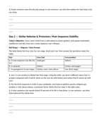 Stars Bell Ringers & Exit Tickets sample page