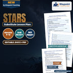 Stars Substitute Lesson Plan cover
