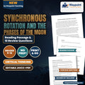 Synchronous Rotation and the Phases of the Moon Reading Worksheet cover