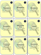 The Atmosphere Trivia Board Game sample page