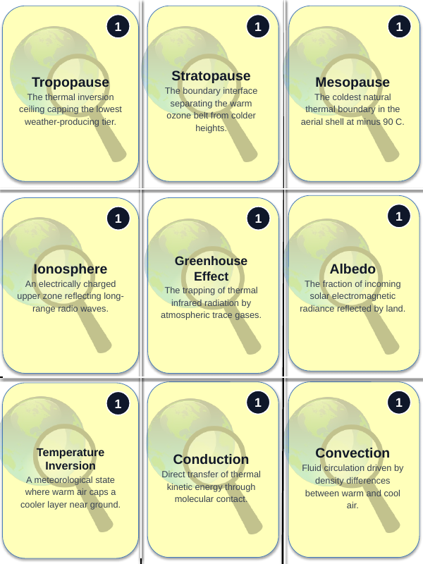 The Atmosphere Trivia Board Game sample page