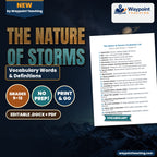 The Nature of Storms Vocabulary Words & Definitions cover