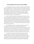 The Stratospheric Ozone Layer and UV Shielding Reading Worksheet sample page