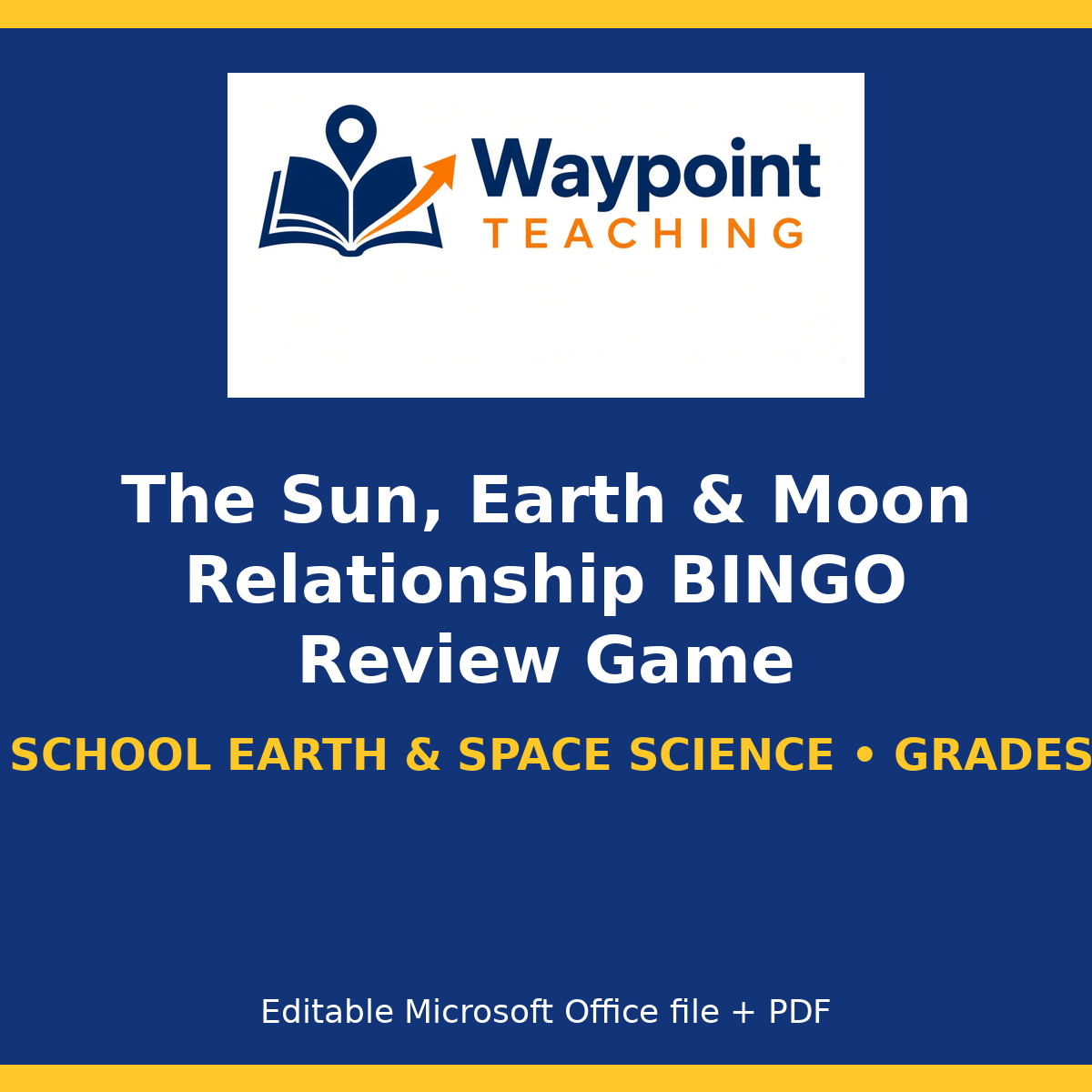 The Sun, Earth & Moon Relationship BINGO Review Game cover