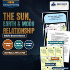 The Sun, Earth & Moon Relationship Trivia Board Game cover