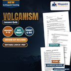 Volcanism Lesson Quiz cover