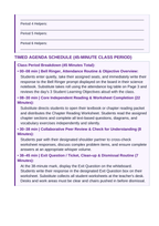 Volcanism Substitute Lesson Plan sample page