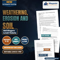 Weathering, Erosion and Soil Bell Ringers & Exit Tickets cover
