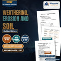 Weathering, Erosion and Soil Guided Notes cover