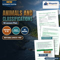 Animals and Classifications 5E Lesson Plan cover