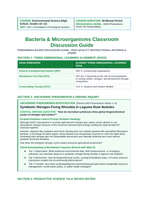 Bacteria and Microorganisms Phenomena-Based Lesson: Symbiotic Nitrogen-Fixing Rhizobia in Legume Root Nodules Teacher Discussion Guide sample page