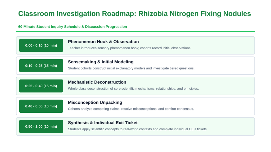 Bacteria and Microorganisms Phenomena-Based Lesson: Symbiotic Nitrogen-Fixing Rhizobia in Legume Root Nodules Presentation sample page