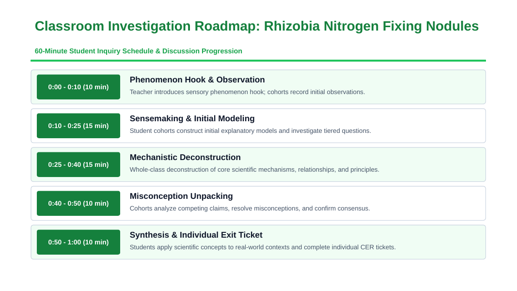 Bacteria and Microorganisms Phenomena-Based Lesson: Symbiotic Nitrogen-Fixing Rhizobia in Legume Root Nodules Presentation sample page
