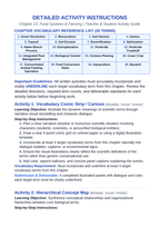 Food Systems and Farming Vocabulary Choice Board sample page