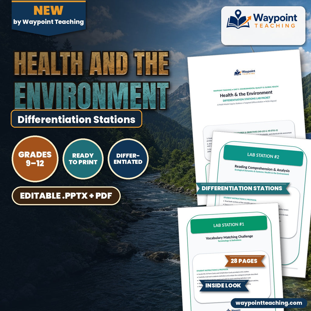 Health and the Environment Differentiation Stations cover