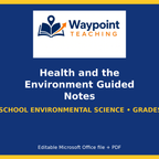 Health and the Environment Guided Notes cover