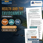 Health and the Environment Guided Notes cover