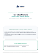 How Cities Use Land Differentiation Stations sample page