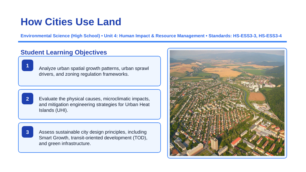 How Cities Use Land Slide Show Presentation sample page
