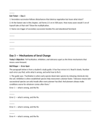 How Ecosystems Change Over Time Bell Ringers & Exit Tickets sample page