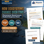 How Ecosystems Change Over Time Phenomena-Based Lesson: Ecological Succession Across the Mount St. Helens Volcanic Blast Zone Student Response Sheet cover