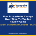 How Ecosystems Change Over Time Tic-Tac-Toe Review Game cover