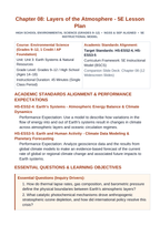 Layers of the Atmosphere 5E Lesson Plan sample page