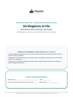 Six Kingdoms of Life Differentiation Stations sample page