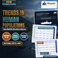Trends in Human Populations Sea Battle Review Game cover