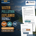 Water Pollution Explained Bell Ringers & Exit Tickets cover