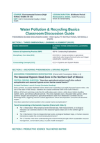 Water Pollution Explained Phenomena-Based Lesson: The Seasonal Hypoxic Dead Zone in the Northern Gulf of Mexico Teacher Discussion Guide sample page