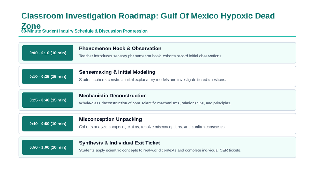 Water Pollution Explained Phenomena-Based Lesson: The Seasonal Hypoxic Dead Zone in the Northern Gulf of Mexico Presentation sample page