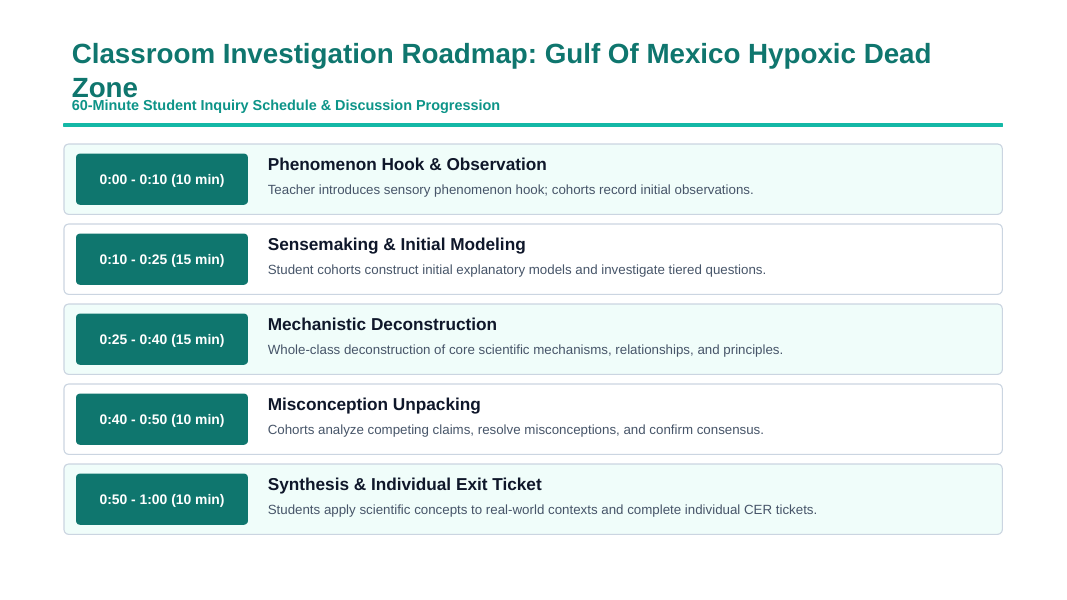 Water Pollution Explained Phenomena-Based Lesson: The Seasonal Hypoxic Dead Zone in the Northern Gulf of Mexico Presentation sample page