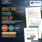 What Are Fossil Fuels? Scaffolded Phenomena-Based Lesson: Carboniferous Swamp Peat Deposition Transforming into Coal Beds Student Response Sheet cover