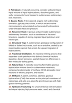 What Are Fossil Fuels? Vocabulary Words & Definitions sample page