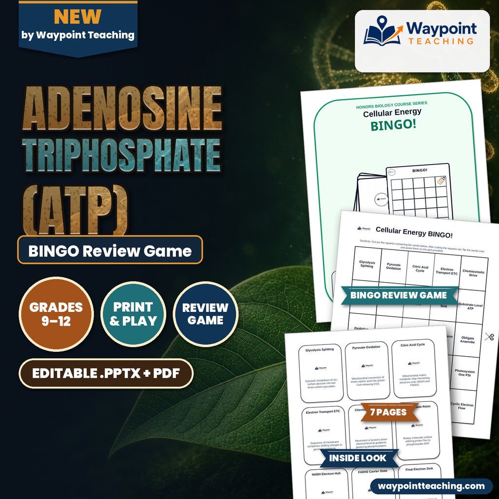 Adenosine triphosphate (ATP) BINGO Review Game cover