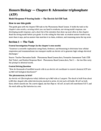 Adenosine triphosphate (ATP) Model Response & Scoring Guide sample page