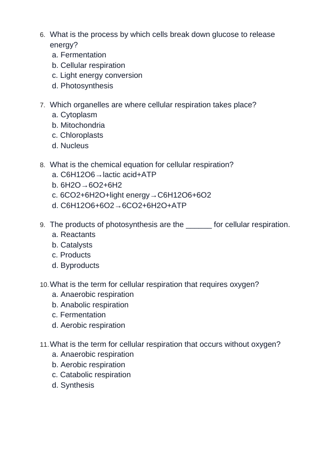 Adenosine triphosphate (ATP) Unit Test sample page