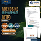 Adenosine triphosphate (ATP) Unit Test cover