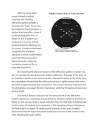 Analyzing Rosalind Franklins X Ray Diffraction Data Reading Worksheet sample page